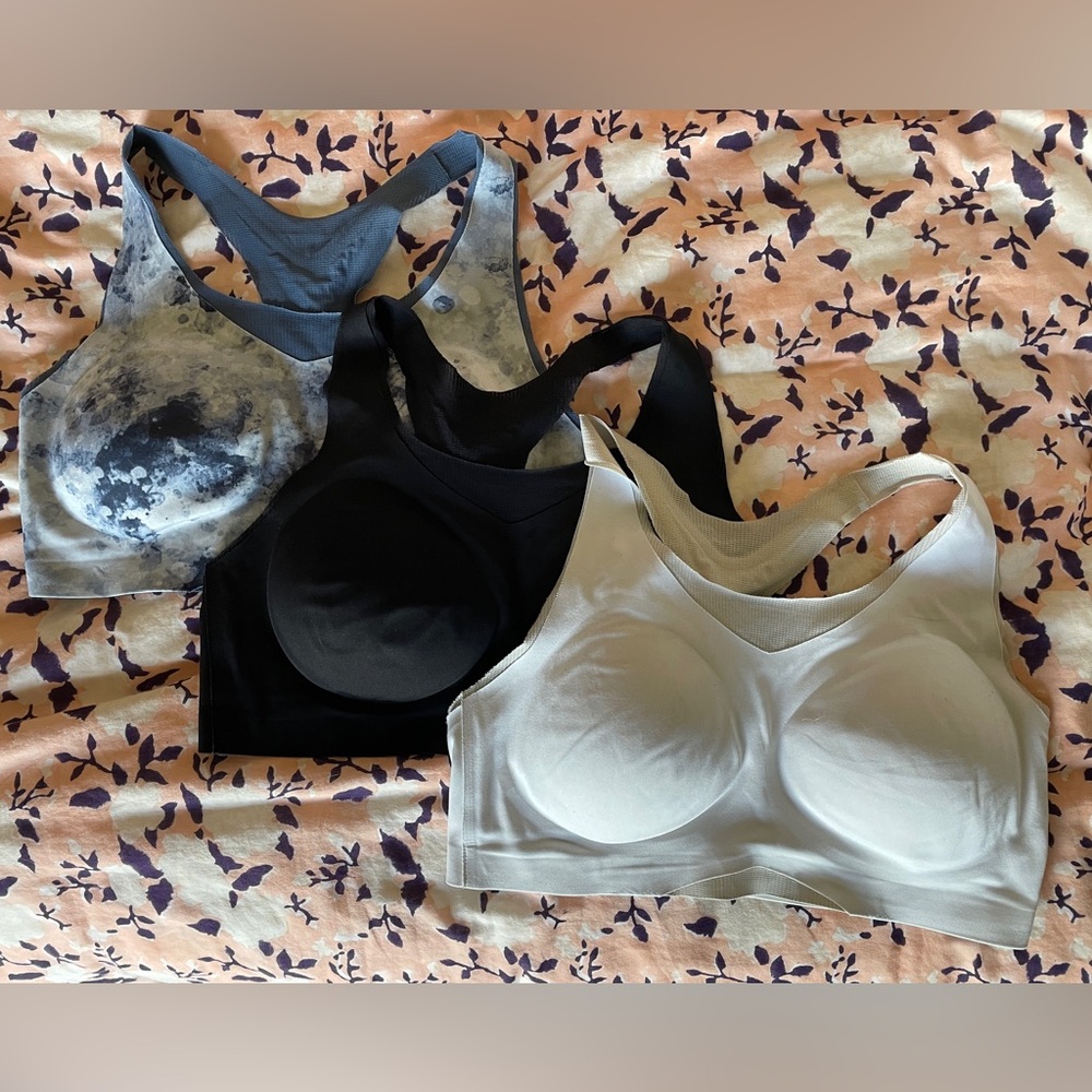 Soma Bliss Breathe Sport Racerback Bras - bundle of 3
